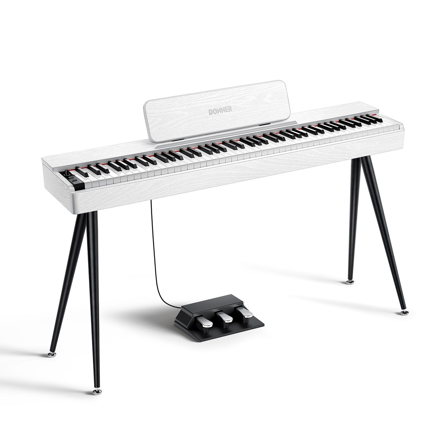 Donner OURA™ S100 Haushalts-Digital Piano-Weiß##