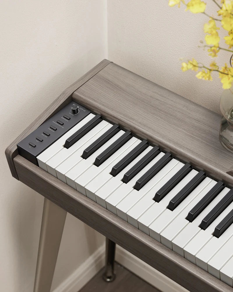 Donner DDP-60 Halbgewichtet Digital Piano-Grau-Braun##
