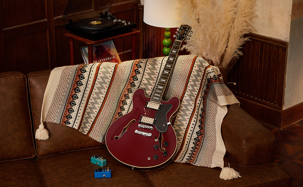 Donner DJP-1000 Jazz-E-Gitarre-DJP-1000R##