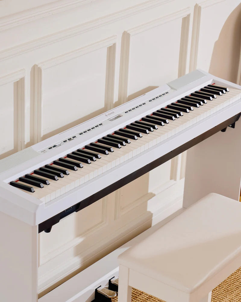 Donner DEP-20 Digital Piano mit Hammermechanik-Weiß##