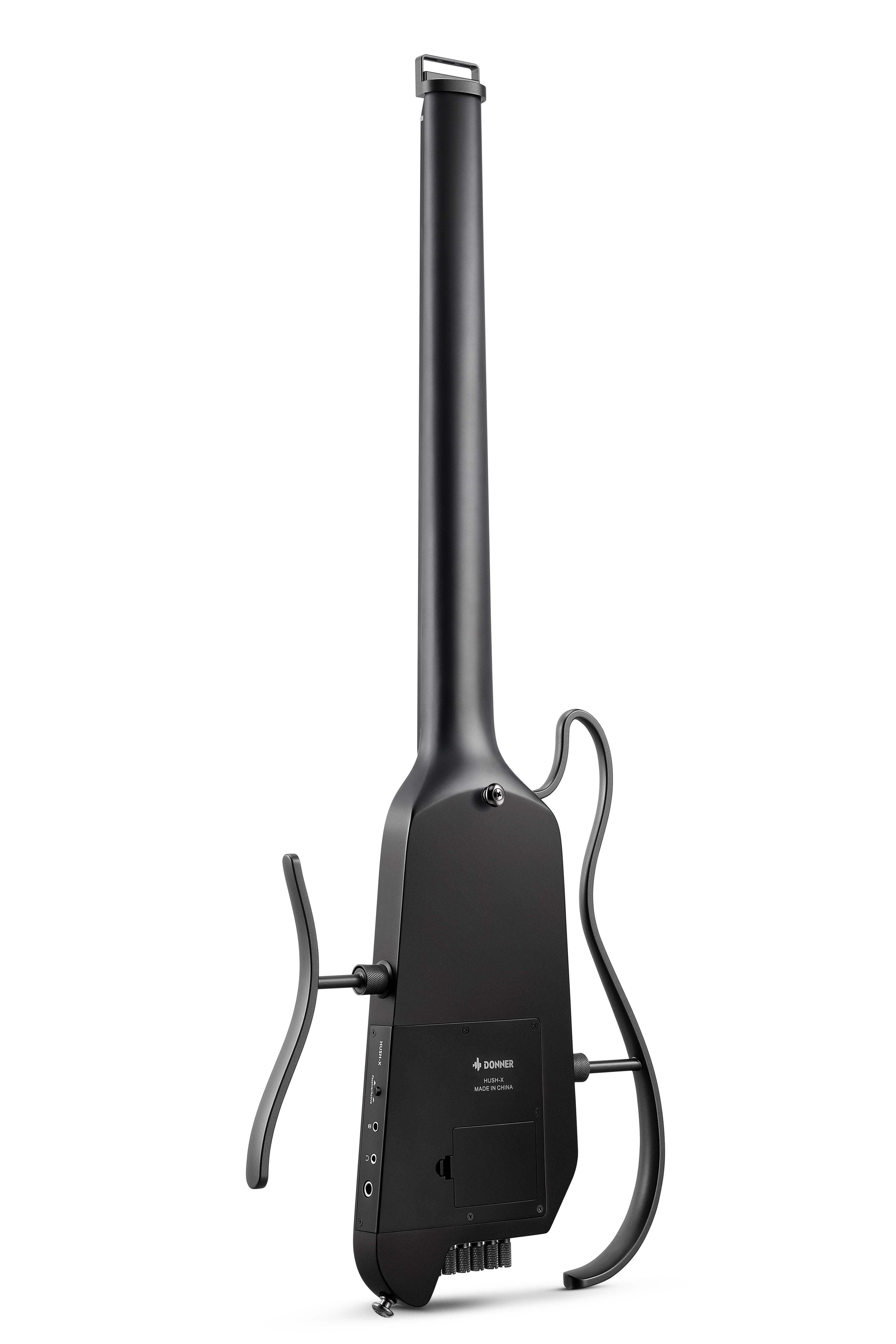 Donner HUSH™ X Kopflose Bauweise E‑Gitarre-Schwarz【Offene Kiste】##