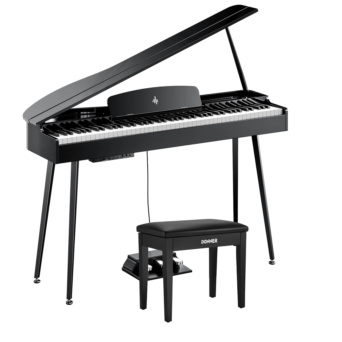 Donner DGP-100 Leichtes Digitalpiano im Flügel-Design