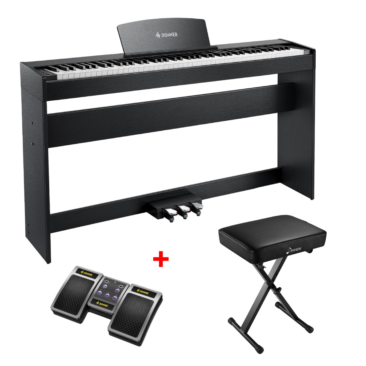Donner DDP-50 88 Tasten Gewichtetes Digitalpiano