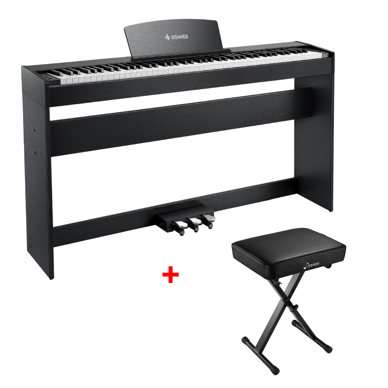 Donner DDP-50 88 Tasten Gewichtetes Digitalpiano