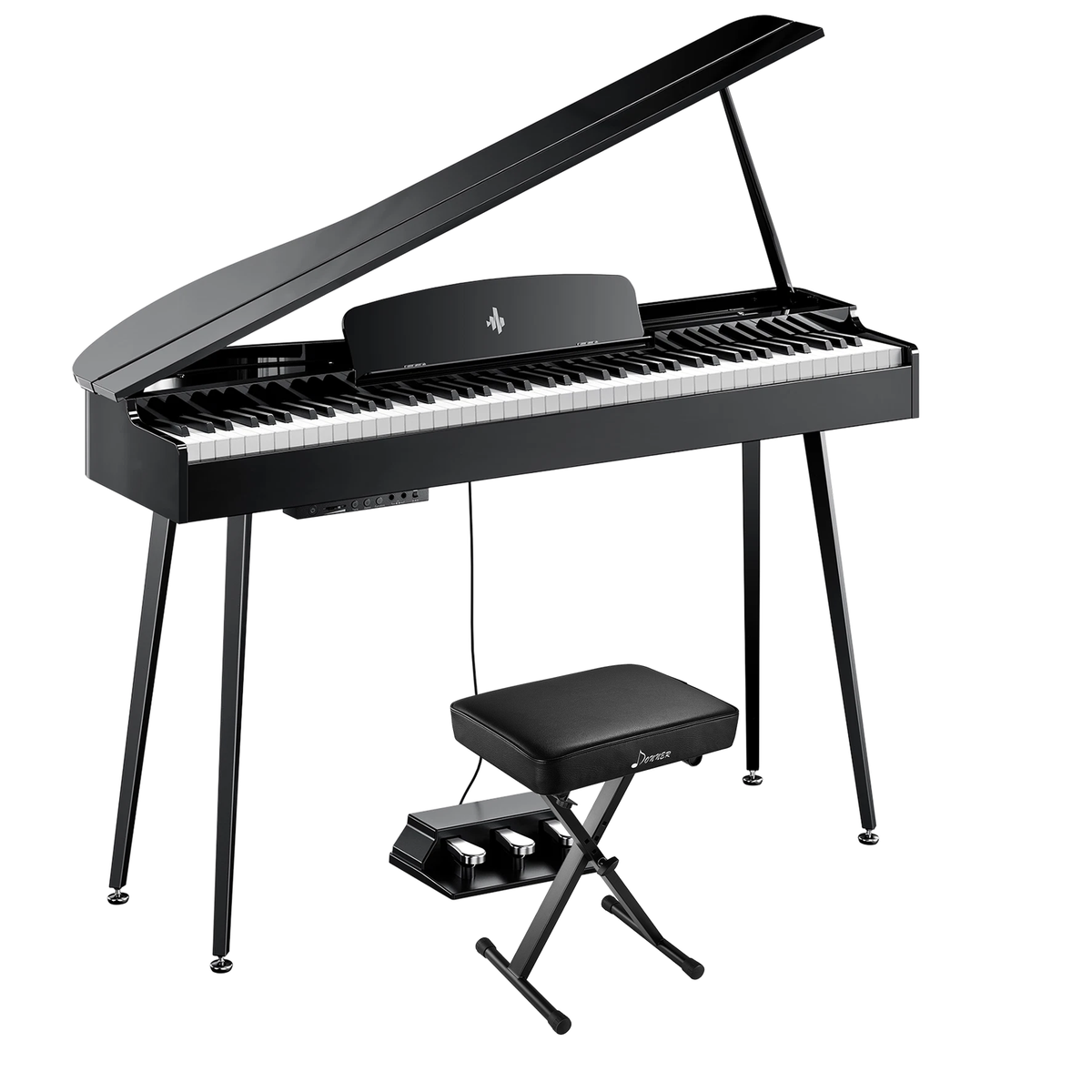 Donner DGP-100 Leichtes Digitalpiano im Flügel-Design