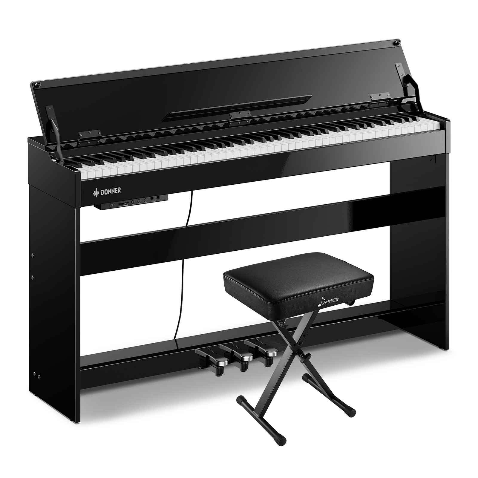 Donner DDP-75 Modernes Digitalpiano in Hochglanz