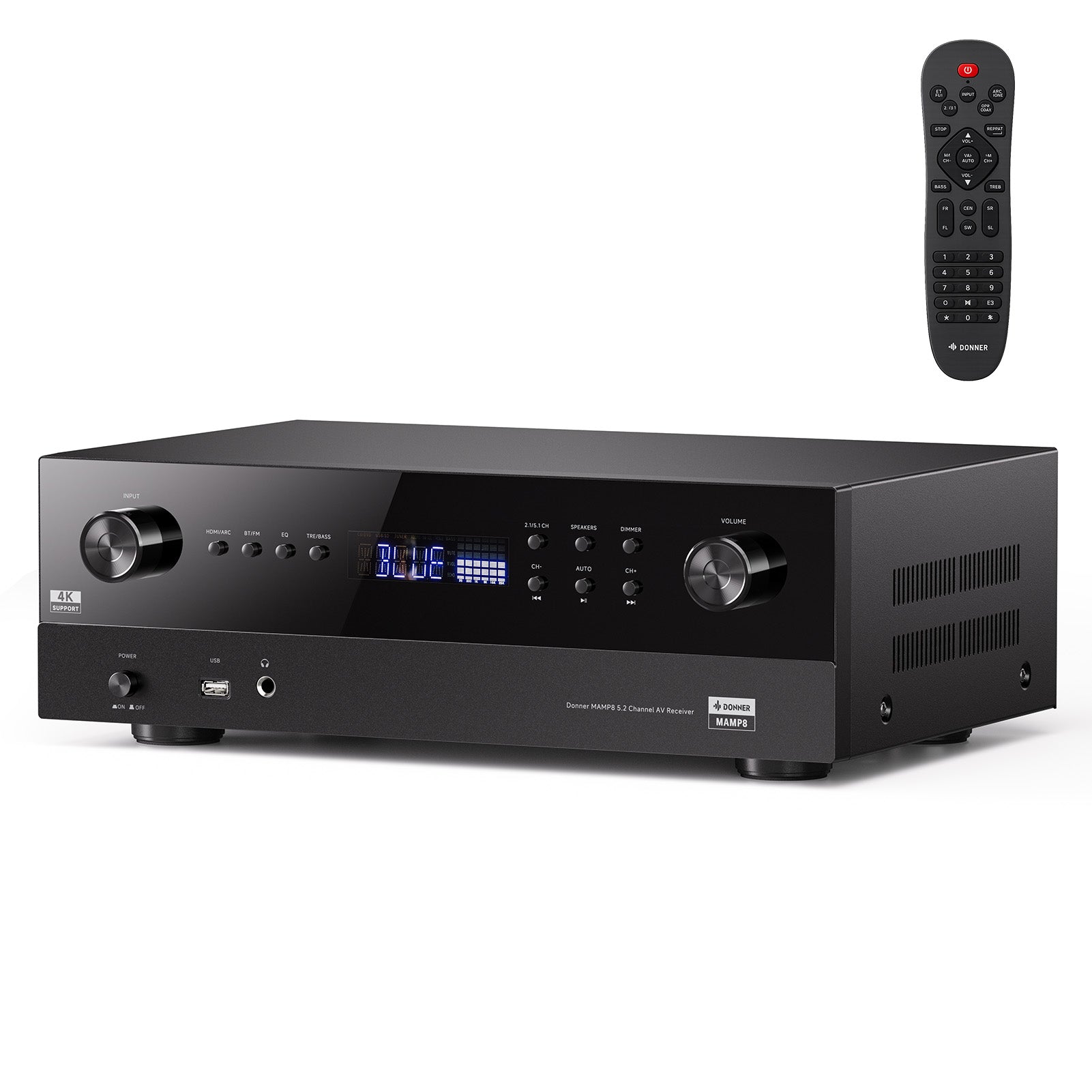 Donner MAMP8 5.2-Kanal-AV-Receiver