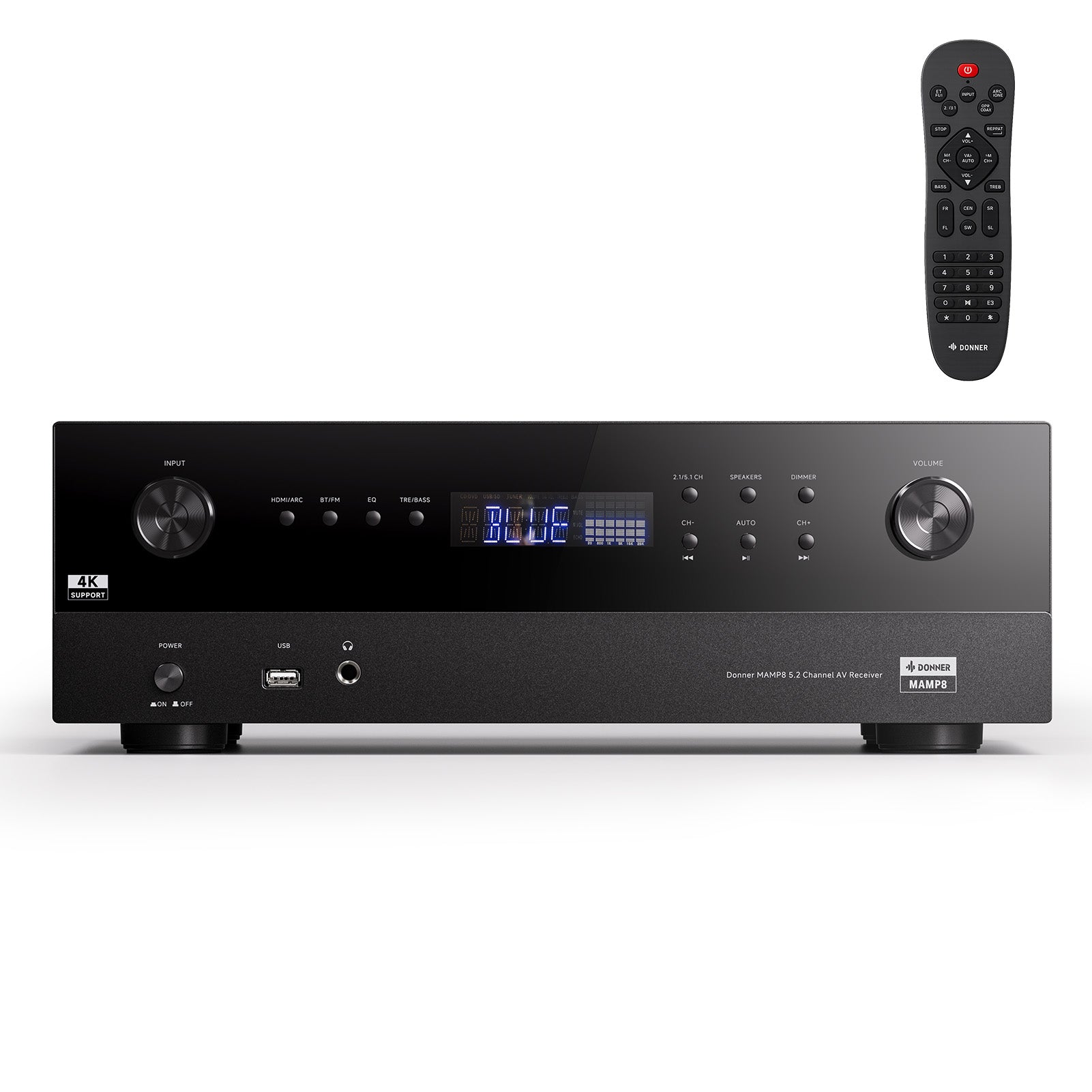Donner MAMP8 5.2-Kanal-AV-Receiver
