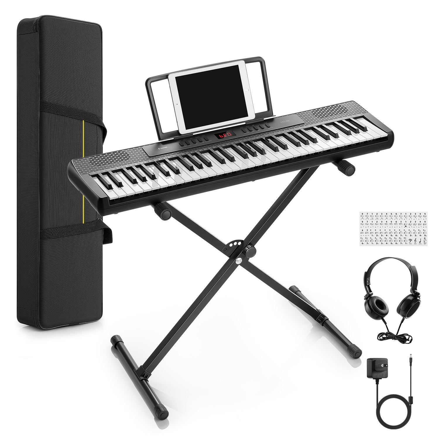 Donner DEK-60 Elektronisches Keyboard mit 61 Tasten