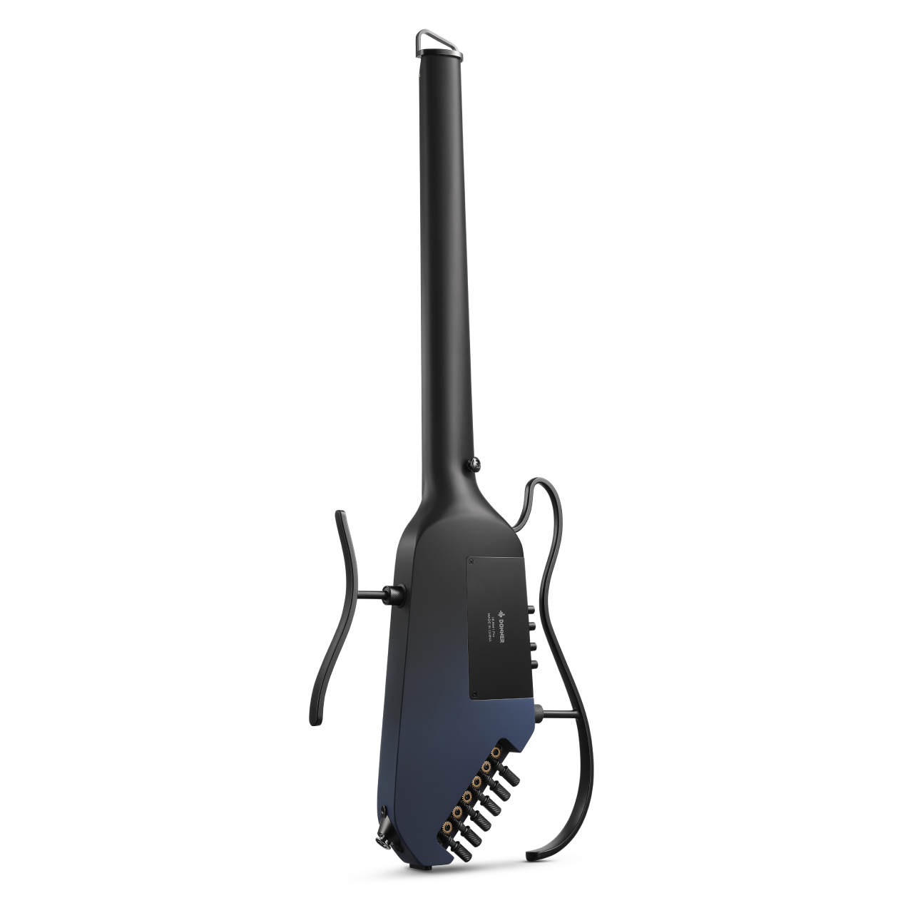 Donner HUSH™ I PRO Reisegitarre-Space Fly Schwarz##