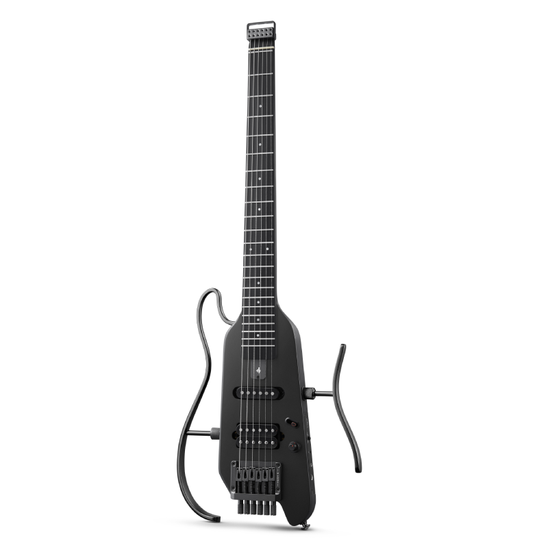 Donner HUSH™ X Kopflose Bauweise E‑Gitarre-Schwarz##