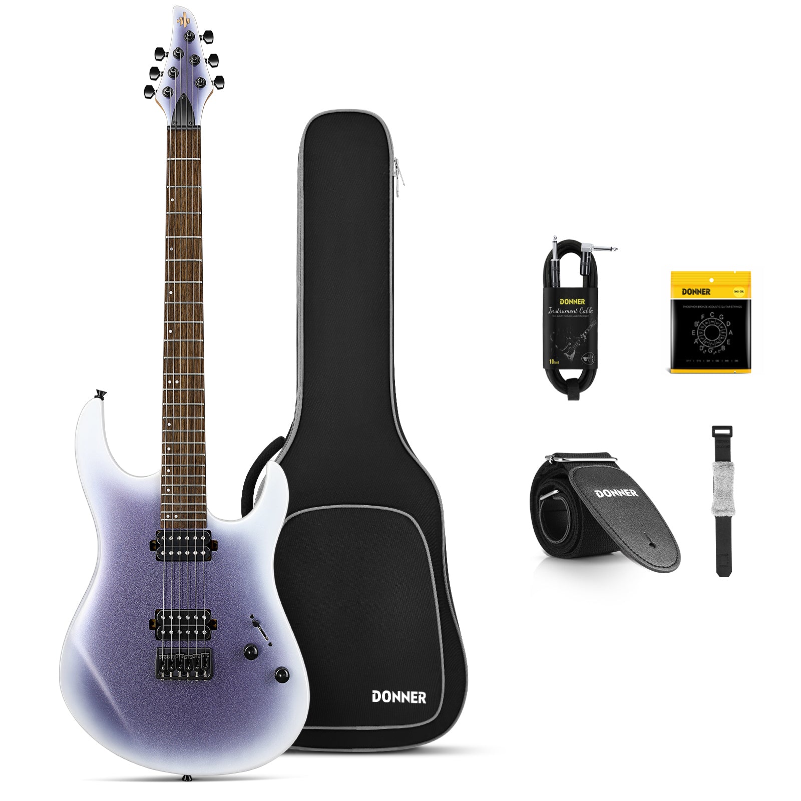 Donner DMT-100 E-Gitarre Metall
