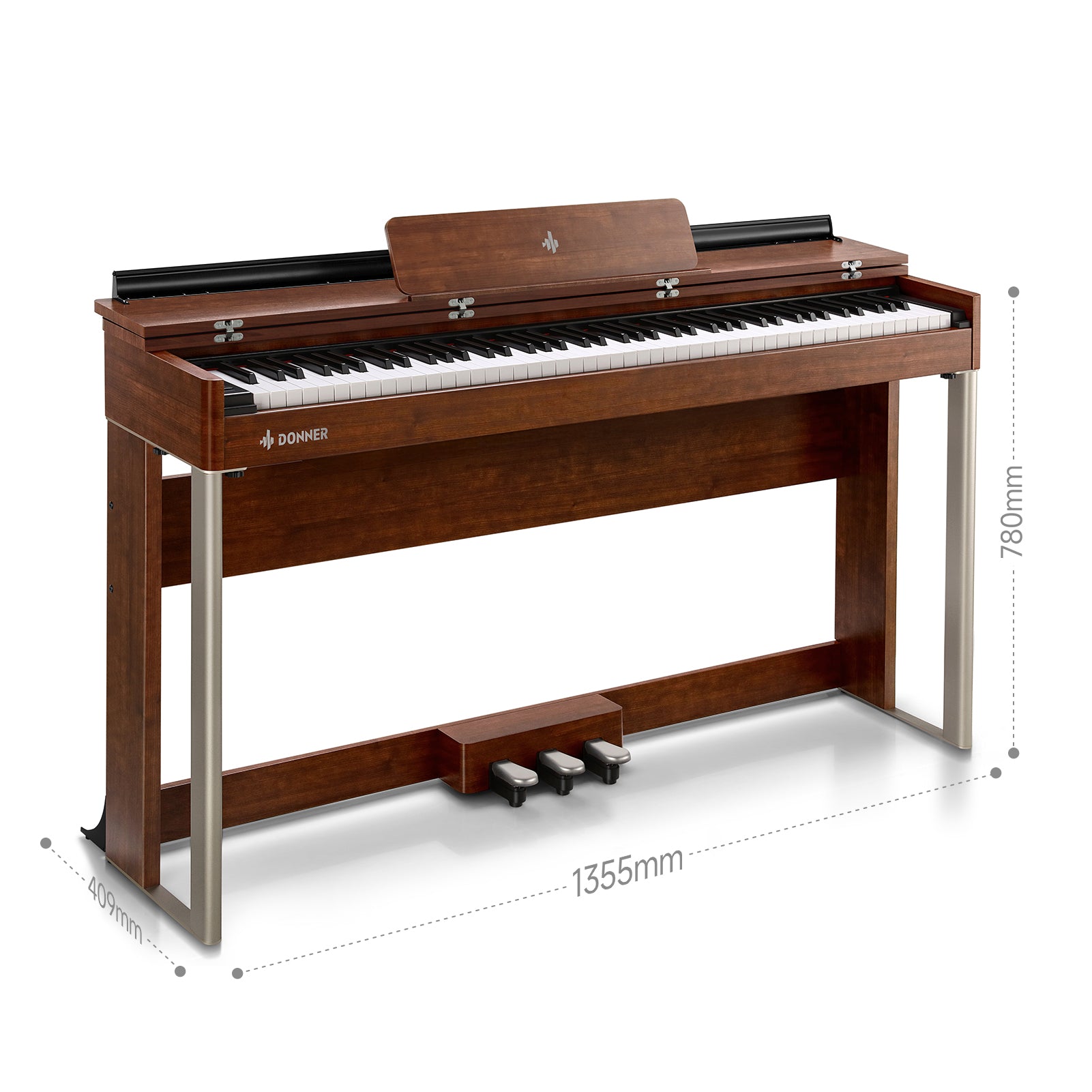Donner DDP-200 Graded Hammer Action Holz Digital Piano-DDP-200 MK2【Klang-Upgrade】##