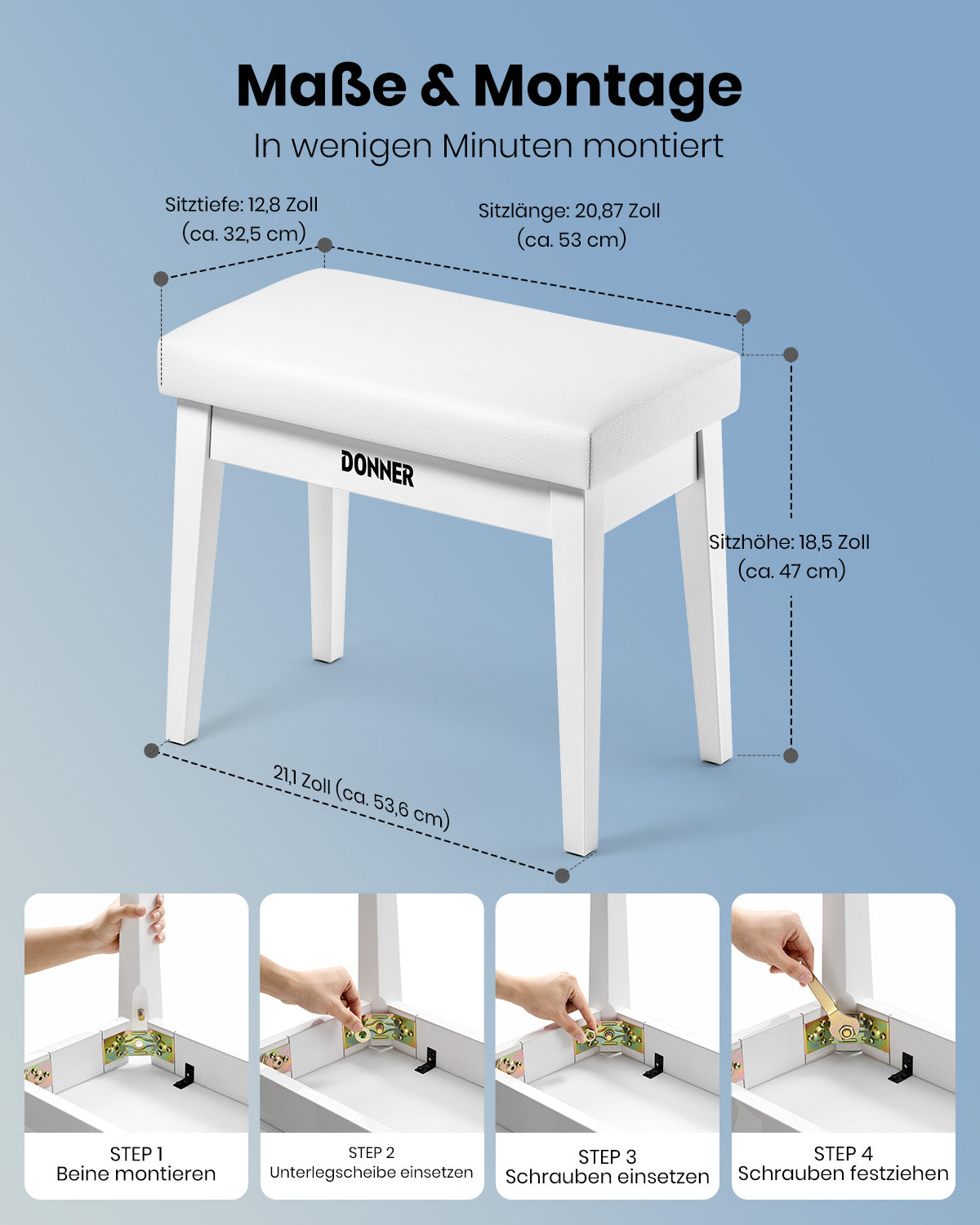 Donner OURA S200 Passende Klavierbank