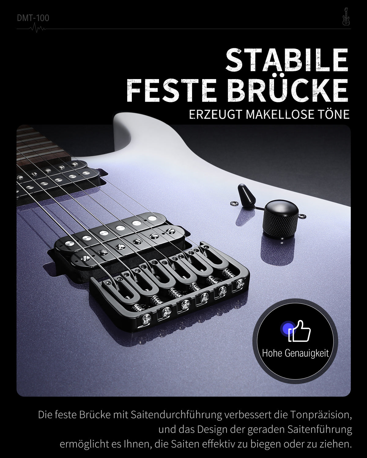 Donner DMT-100 E-Gitarre Metall
