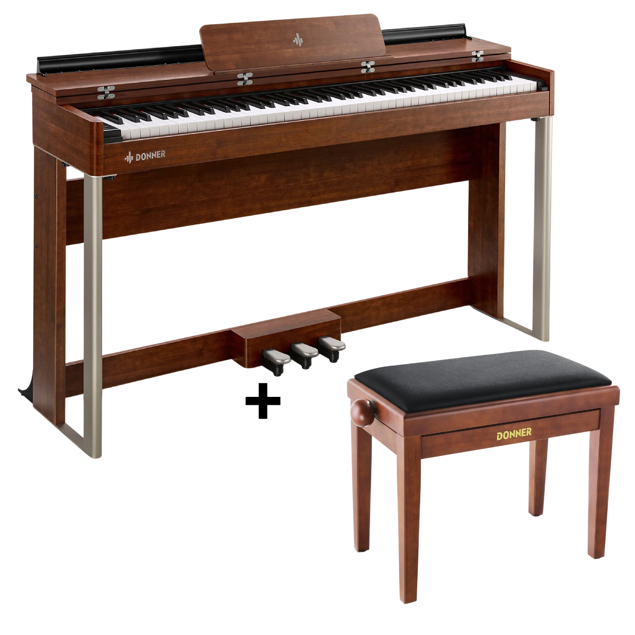 Donner DDP-200 Graded Hammer Action Holz Digital Piano-DDP-200 MK2 Piano##
