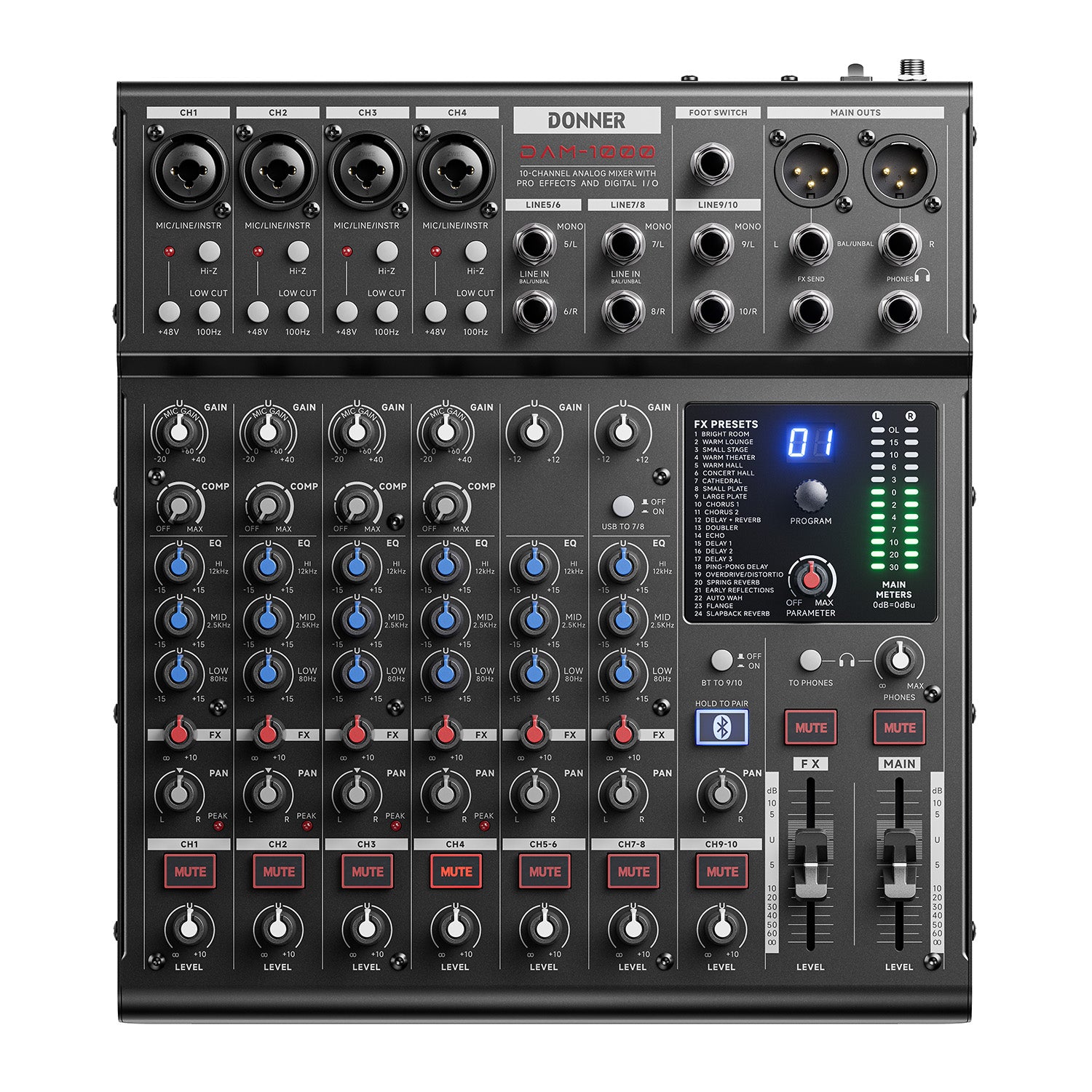 Donner DAM1000 Audiomixer