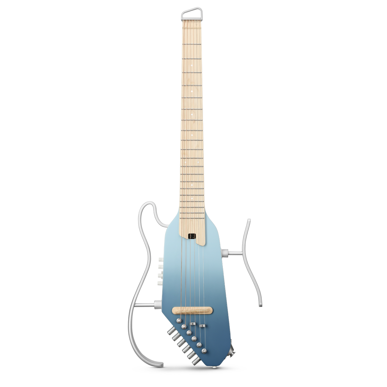 Donner HUSH™ I PRO Reisegitarre-Hawaii-Blau##