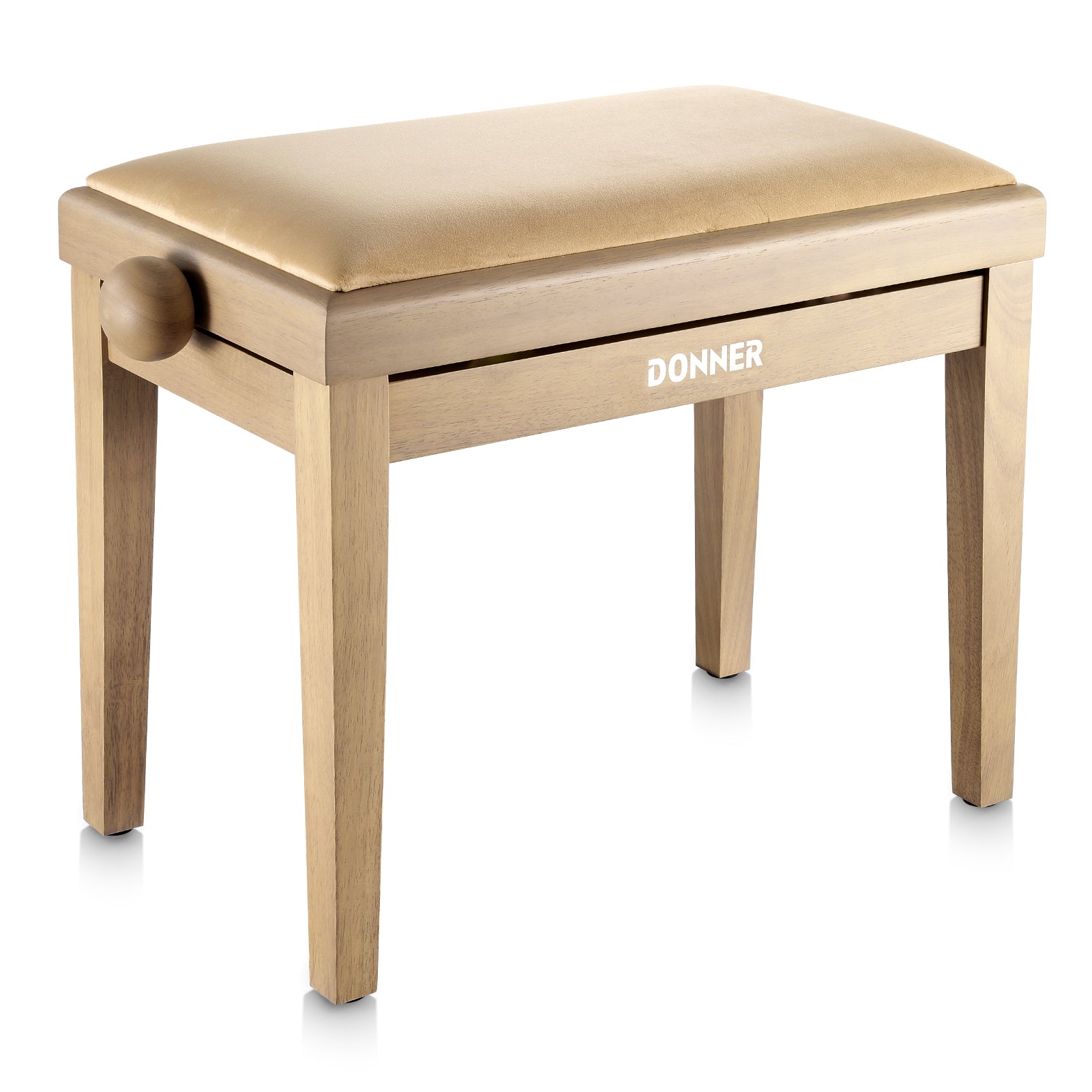 Donner Klavierhocker mit verstellbarer Höhe-Beige Matt##