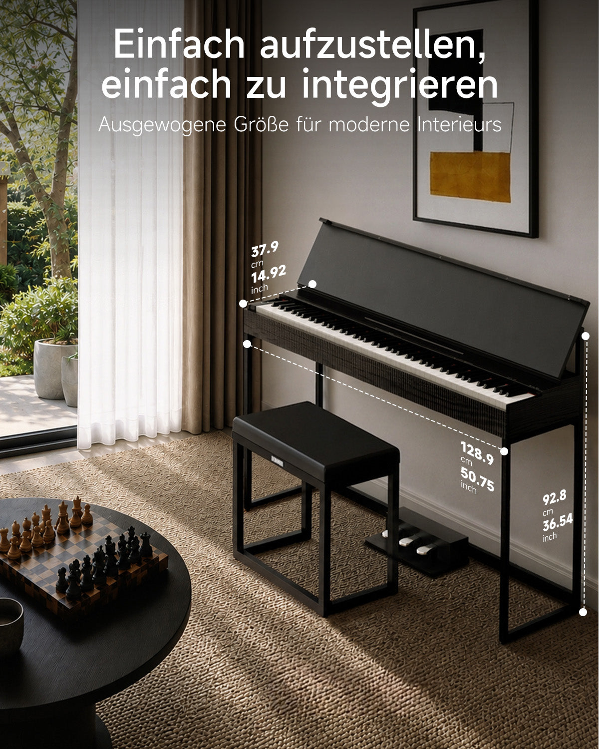 【Klavier + Bank gratis】Donner OURA S300 Heimgebrauch Digital Piano