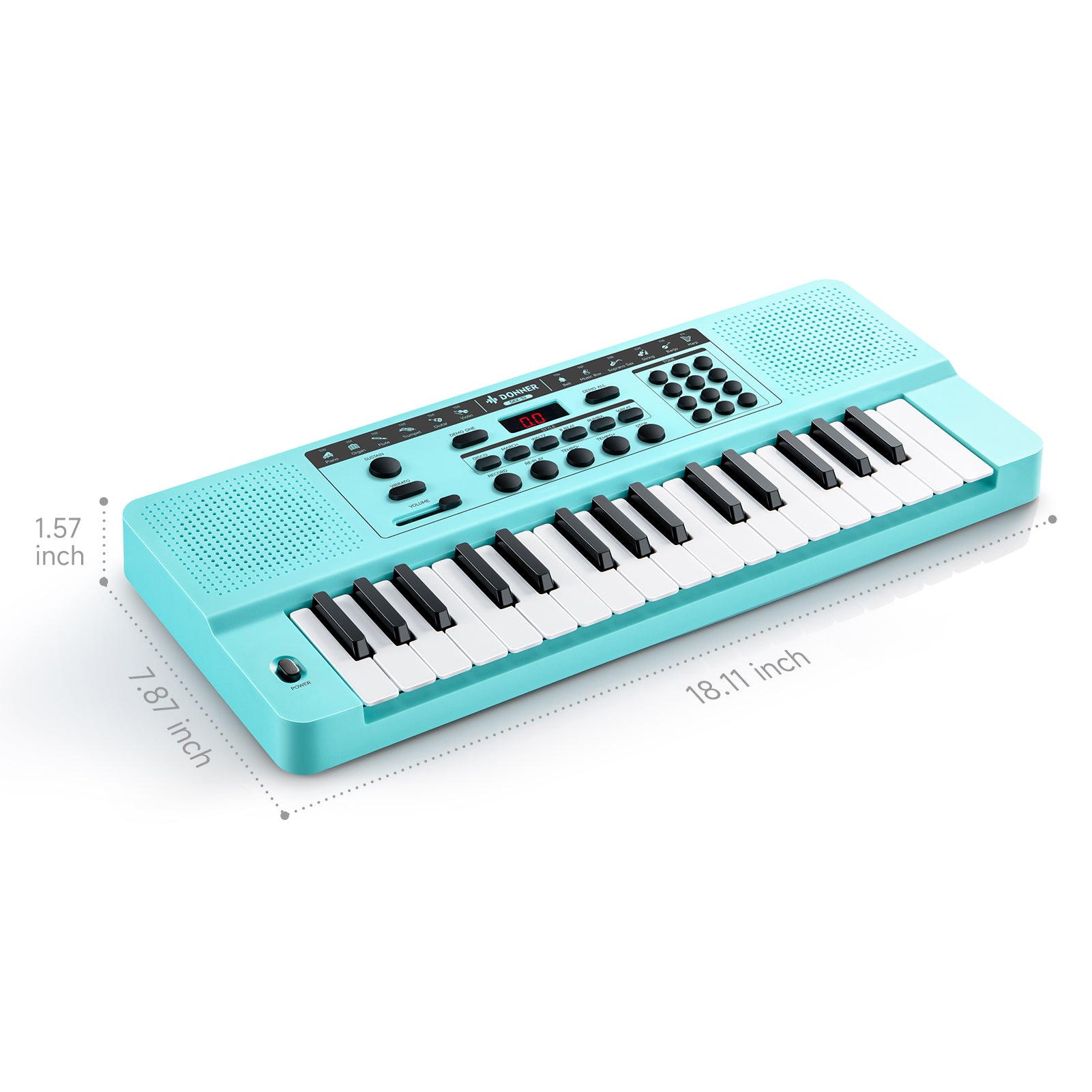 Donner DEK-32 32-Tasten-Keyboard-Cyan##