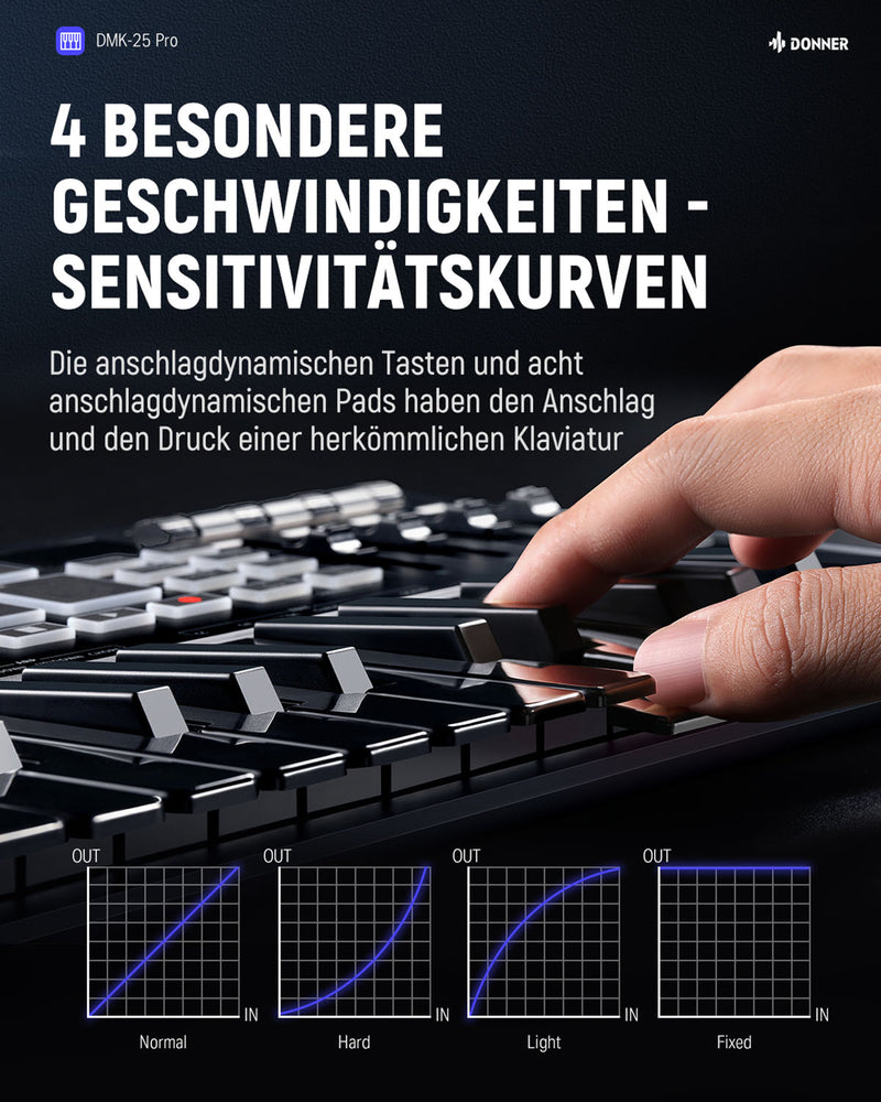 Donner DMK-25 Pro MIDI Keyboard Controller