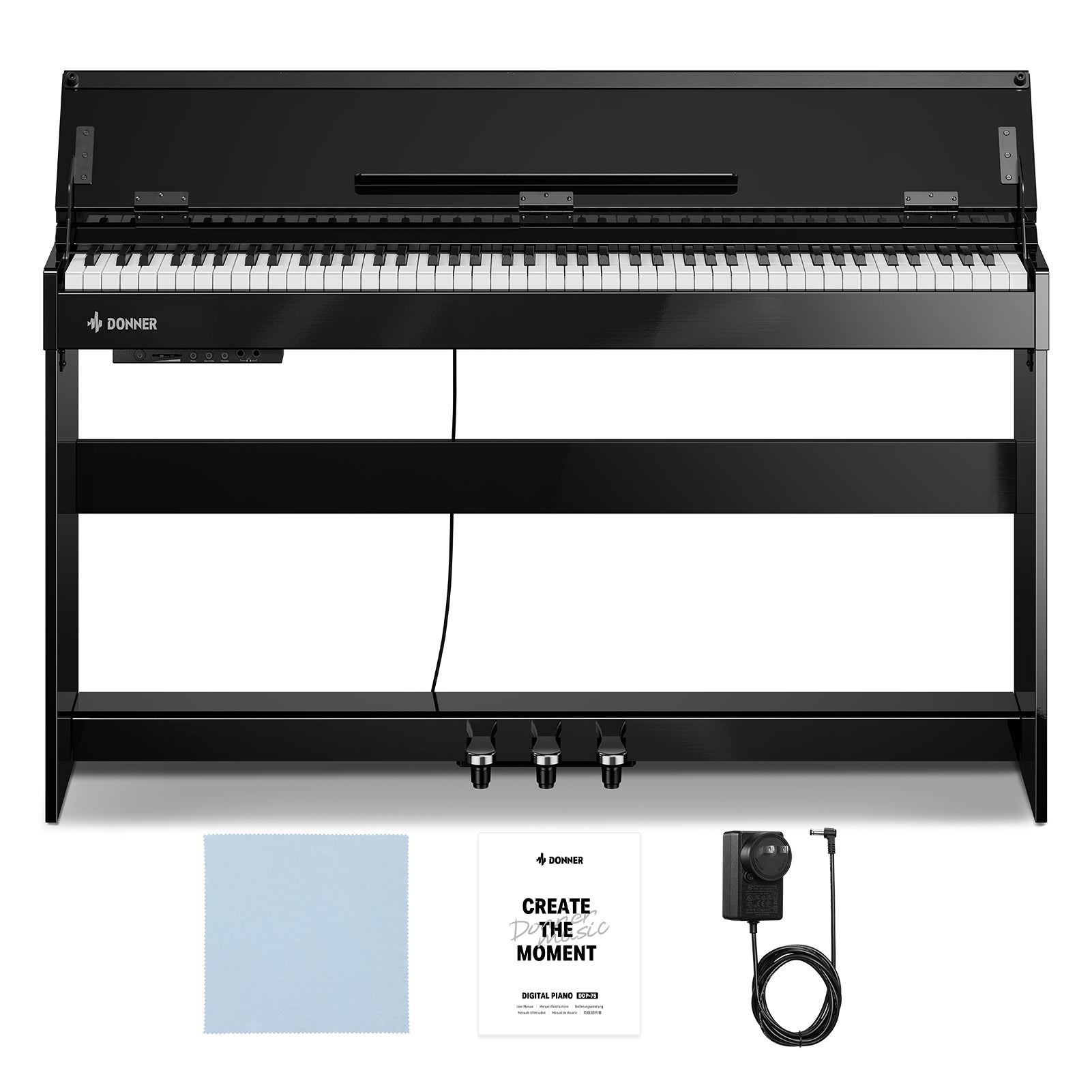 Donner DDP-75 Modernes Digitalpiano in Hochglanz