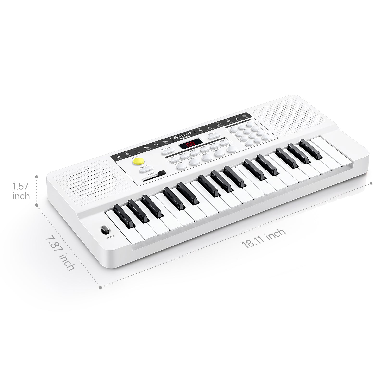 Donner DEK-32 32-Tasten-Keyboard-Weiß##