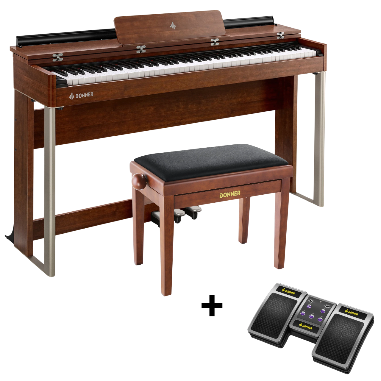 Donner DDP-200 Graded Hammer Action Holz Digital Piano-DDP-200 MK2 Piano##