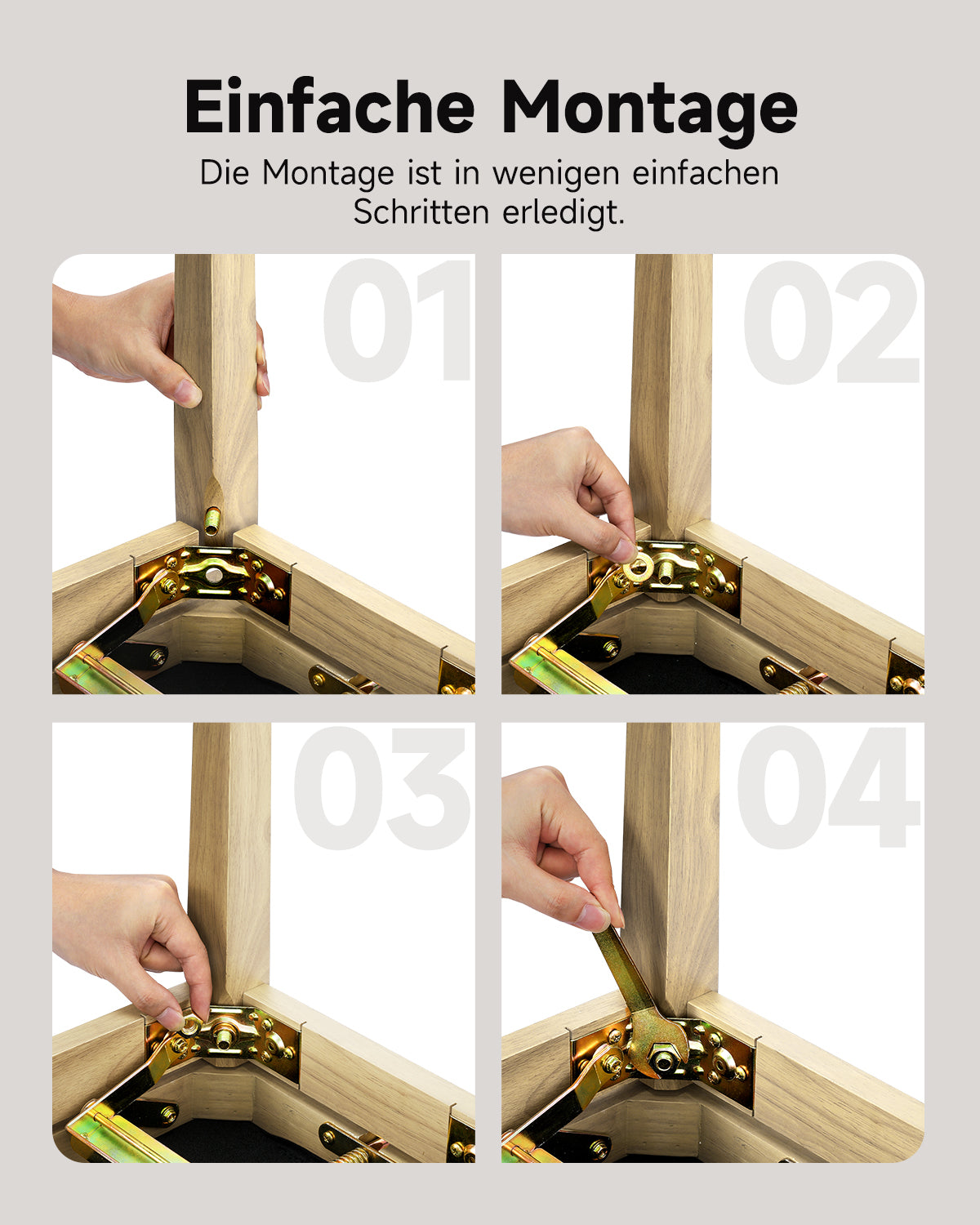 Donner Klavierhocker mit verstellbarer Höhe-Beige Matt##