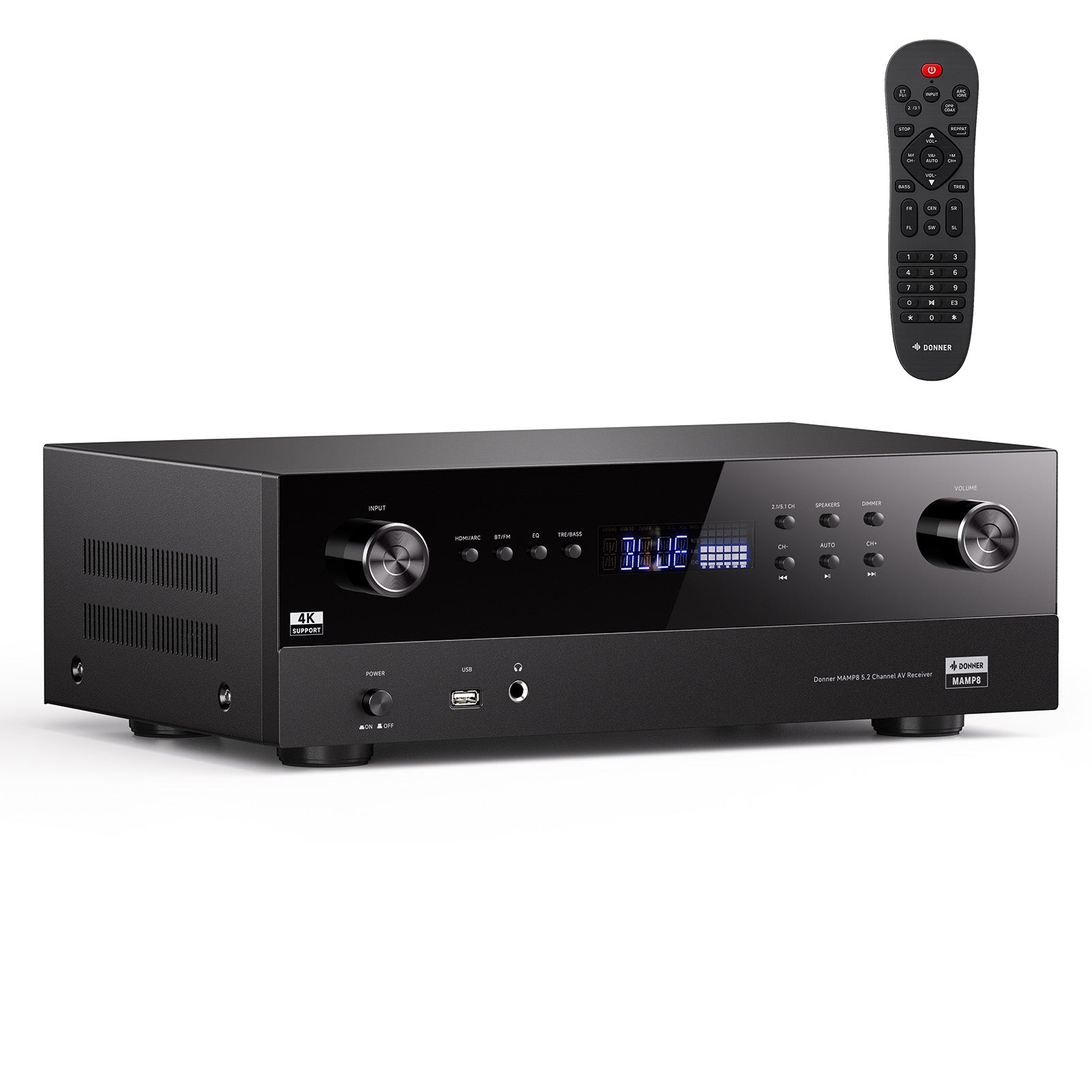 Donner MAMP8 5.2-Kanal-AV-Receiver
