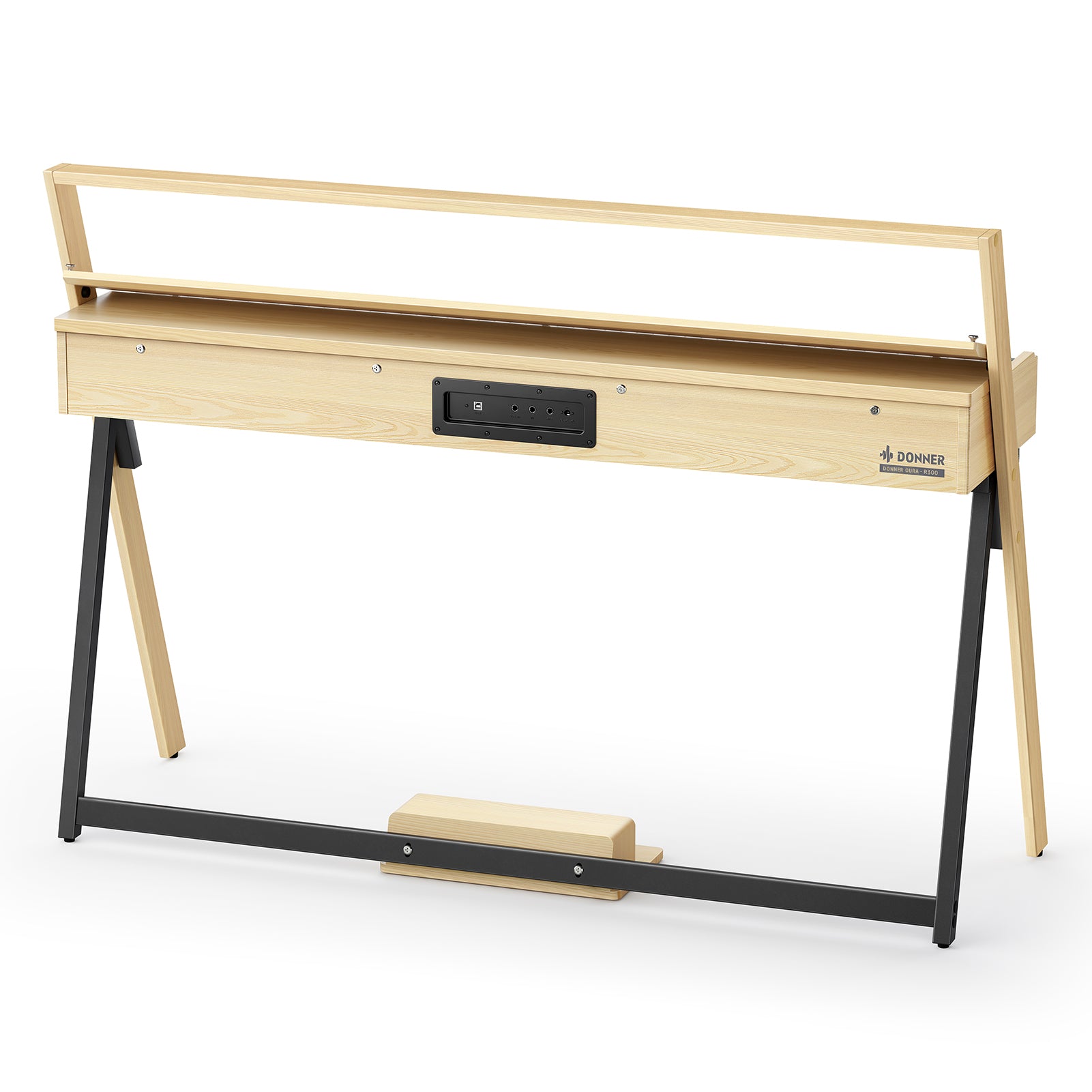 DONNER OURA™ R300 88-Tasten-Digitalpiano für zu Hause-Helle Holzfarbe##