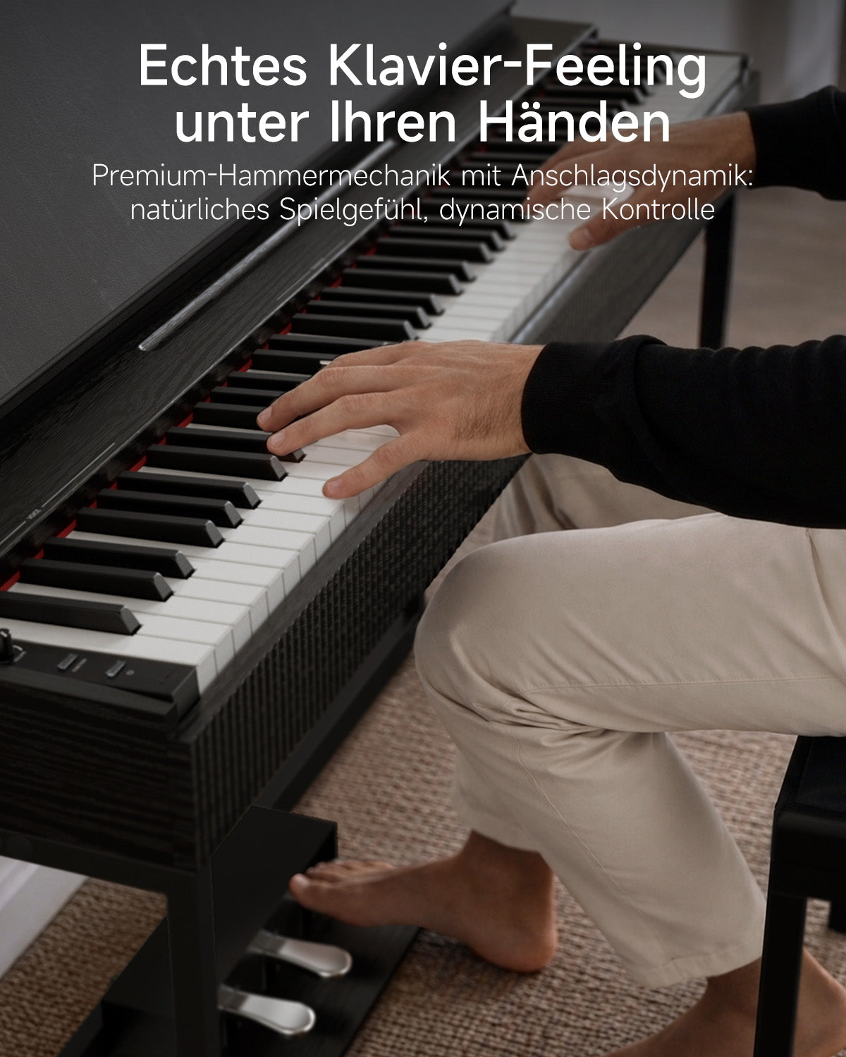 【Klavier + Bank gratis】Donner OURA S300 Heimgebrauch Digital Piano