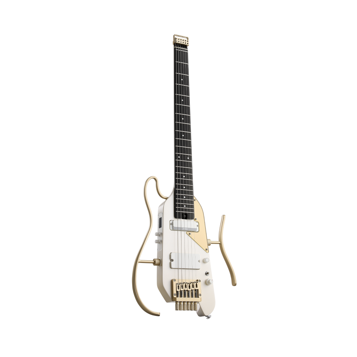 Donner HUSH™ X PRO Multi-Effekt-E-Gitarre-Weiß-Gold##