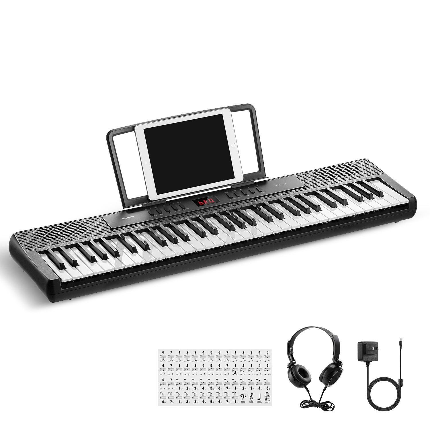 Donner DEK-60 Elektronisches Keyboard mit 61 Tasten
