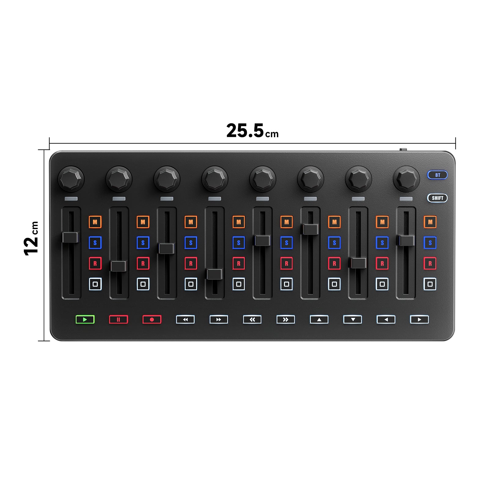 Donner Starrycrtl MIDI-Controller Schwarz