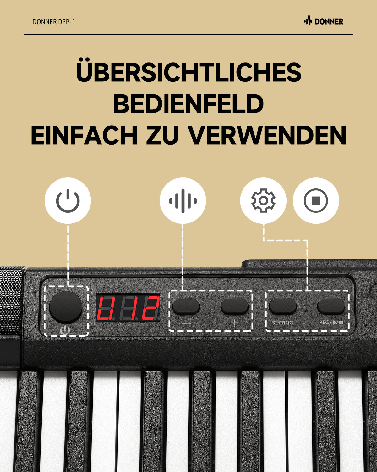 Donner DEP-1 Digital Piano für anfänger
