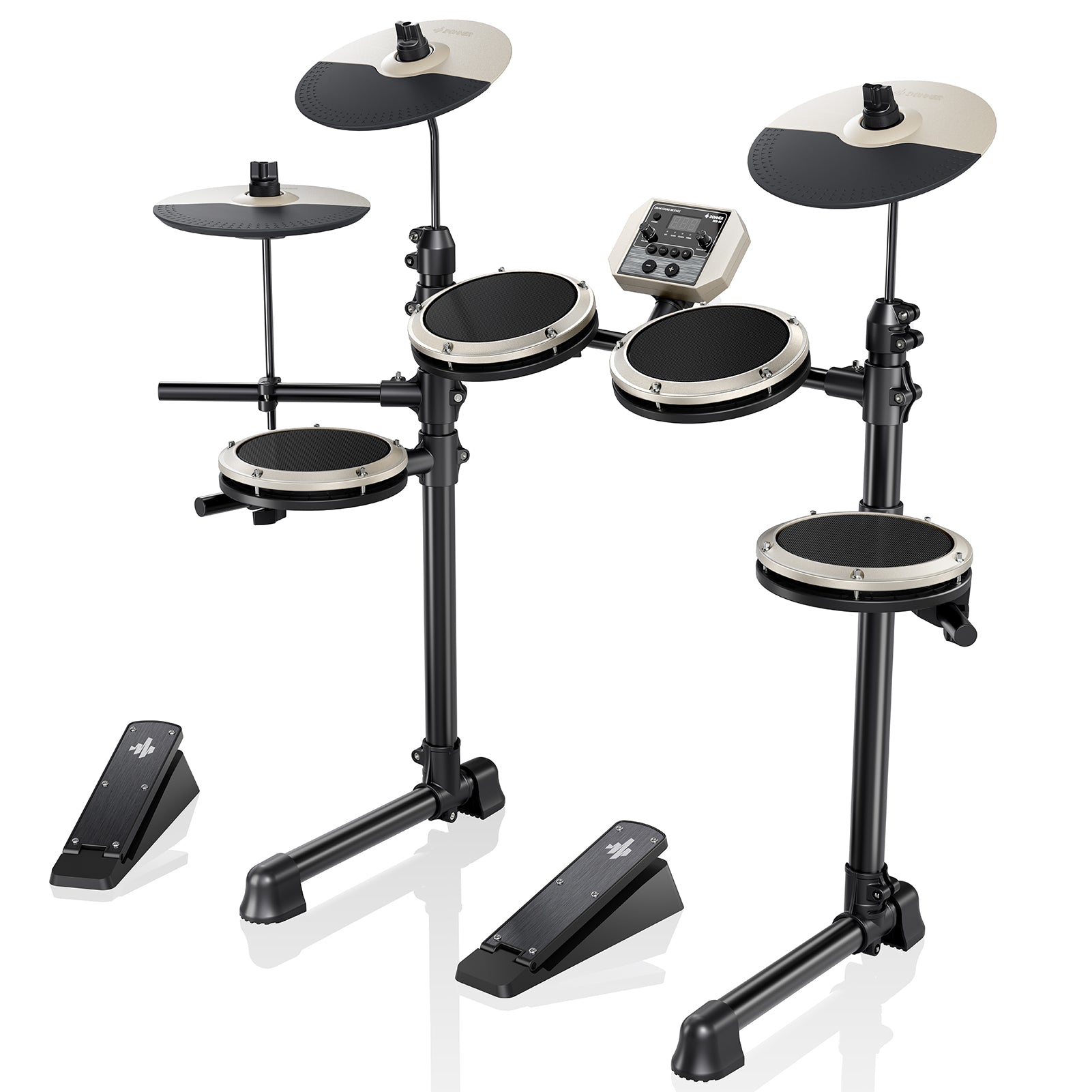 Donner DED-80 5 Drum 3 Cymbal E-Drum Set Weiß