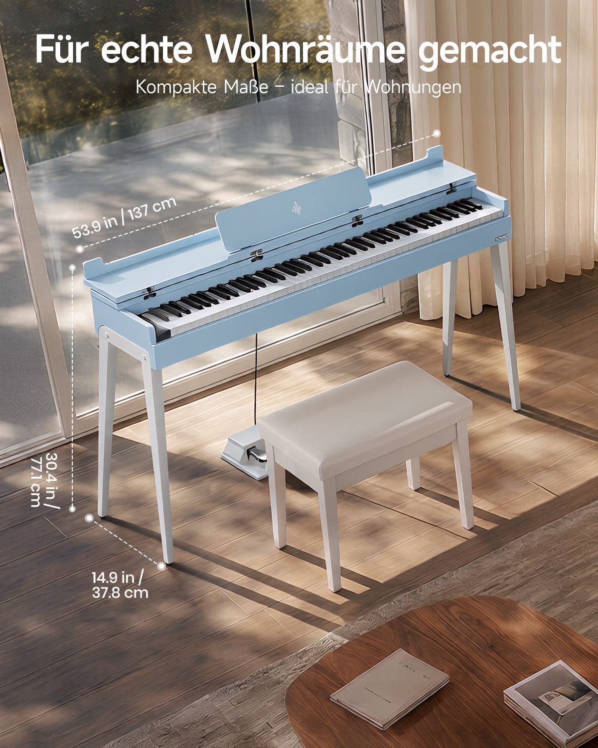 Donner OURA™ S200 Digitalpiano mit 88 Tasten