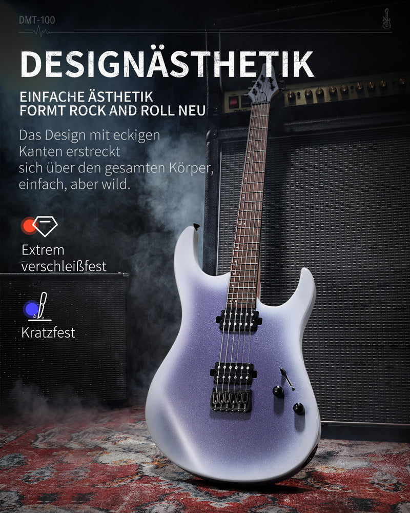 Donner DMT-100 E-Gitarre Metall