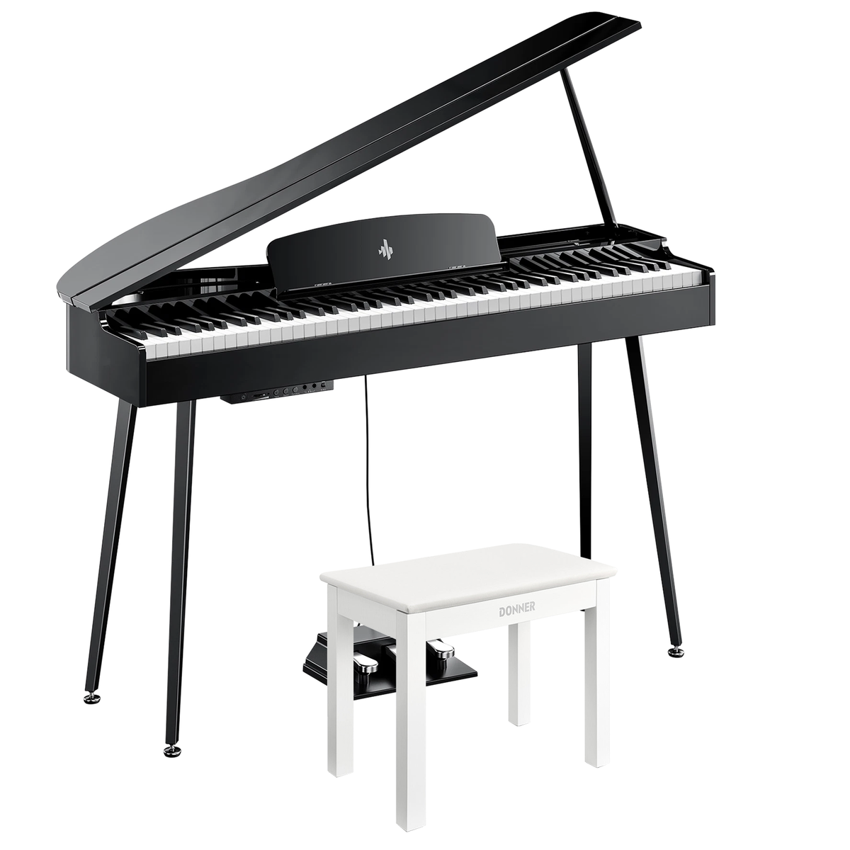 Donner DGP-100 Leichtes Digitalpiano im Flügel-Design