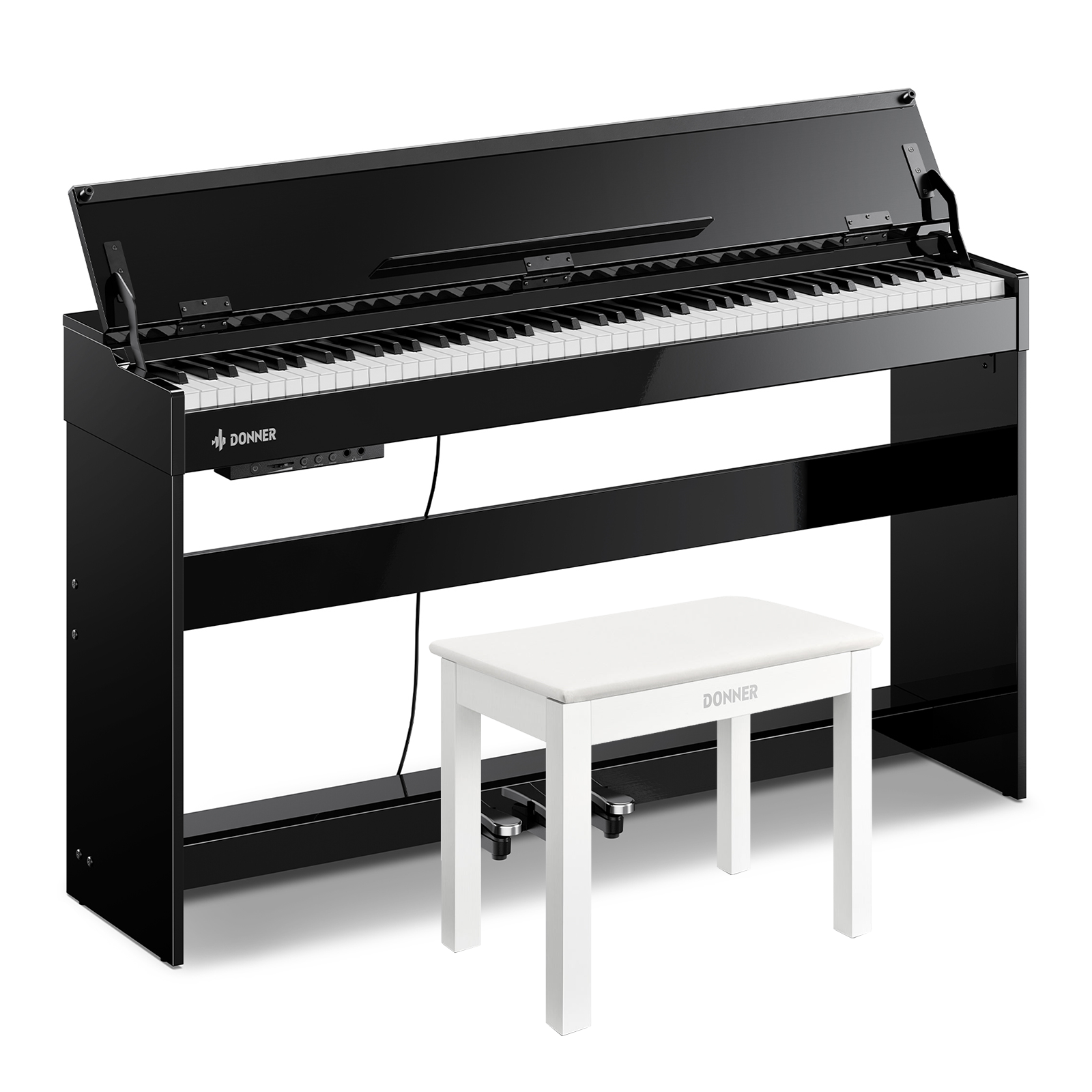 Donner DDP-75 Modernes Digitalpiano in Hochglanz