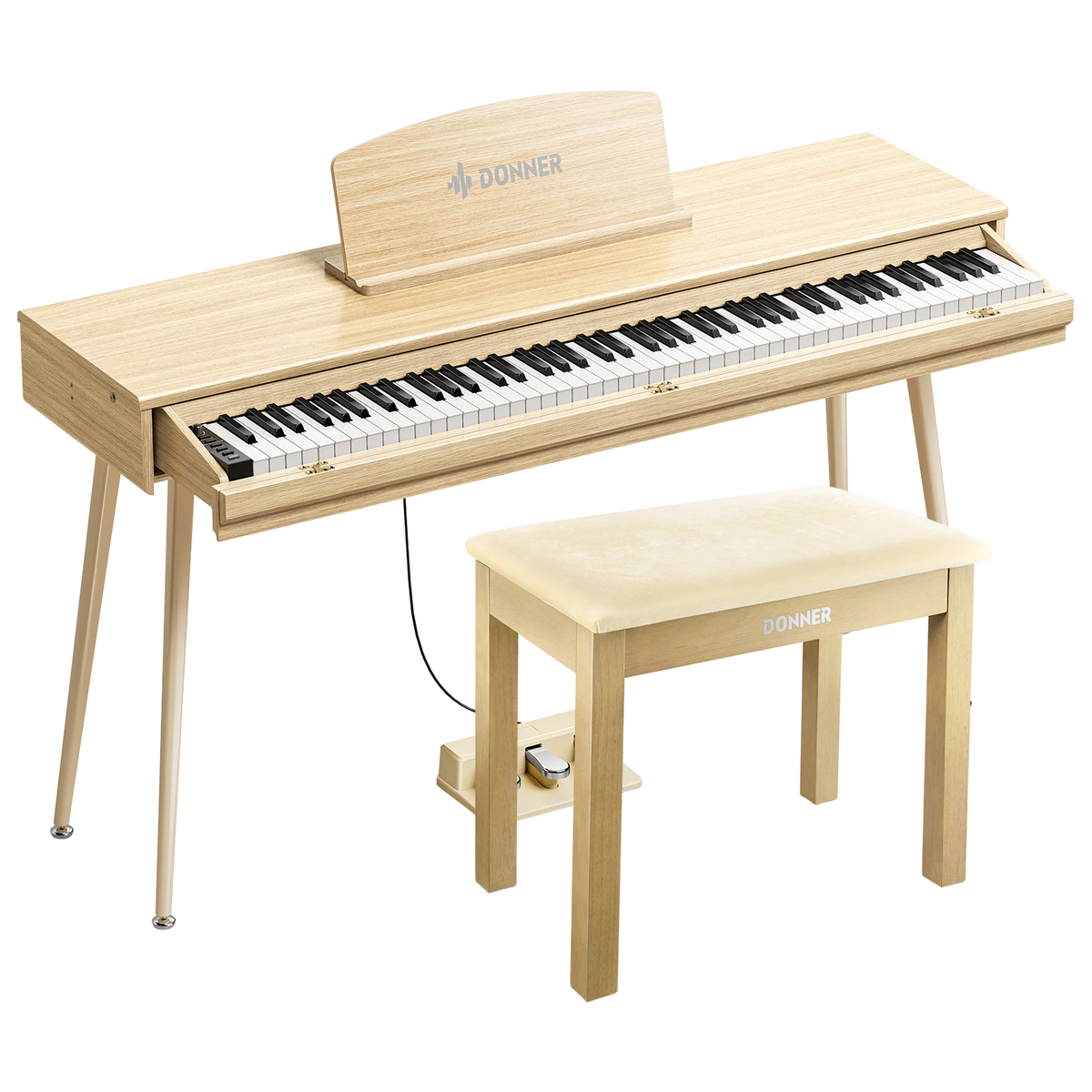 Donner DDP-65 Digitalpiano mit 88 halbgewichteten Tasten