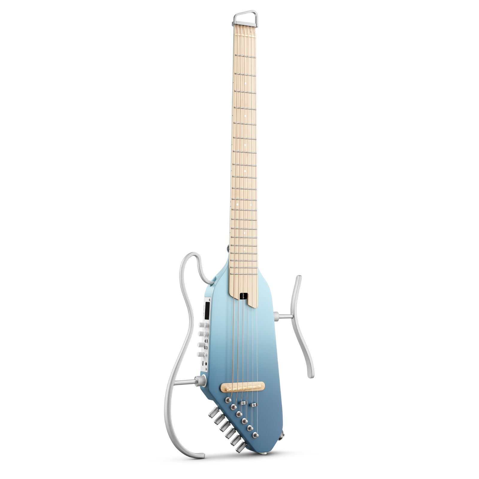 Donner HUSH™ I PRO Reisegitarre-Hawaii-Blau##