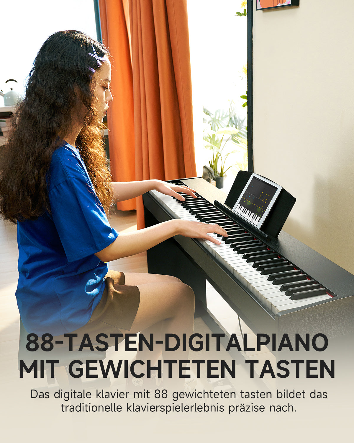 Donner DDP-50 88 Tasten Gewichtetes Digitalpiano