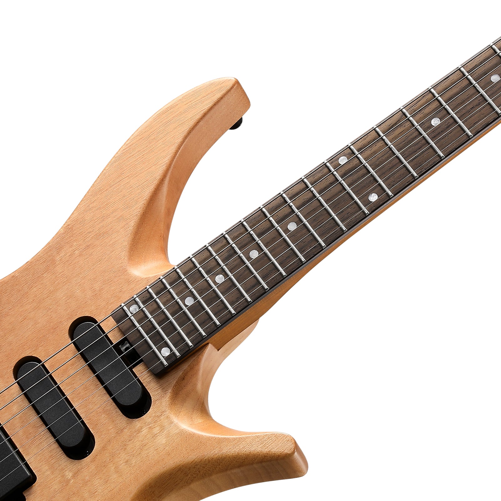 Donner NHL-500 Headless E-Gitarre-Holz Natur##