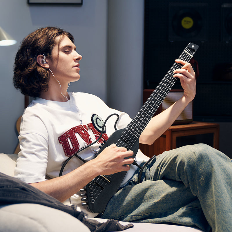 DONNER HUSH-C GITARRE-Schwarz