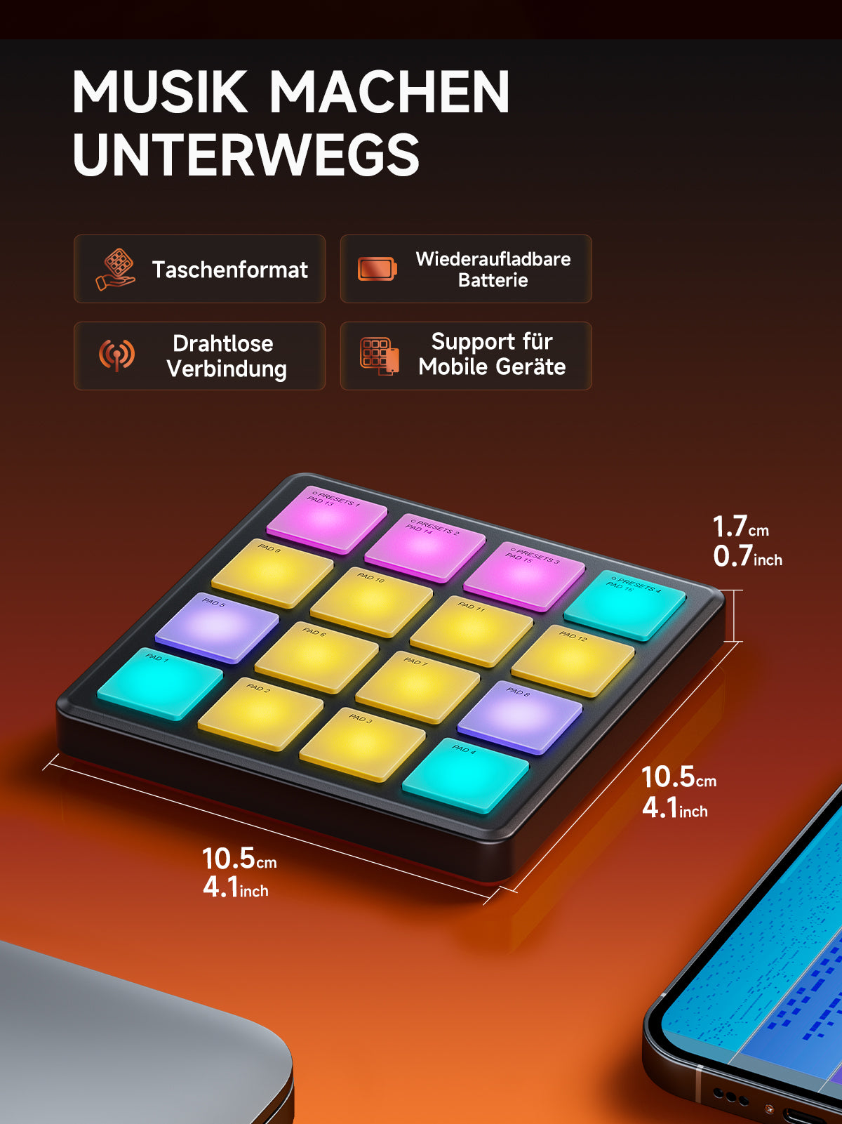 Donner STARRYPAD MINI MIDI-CONTROLLER