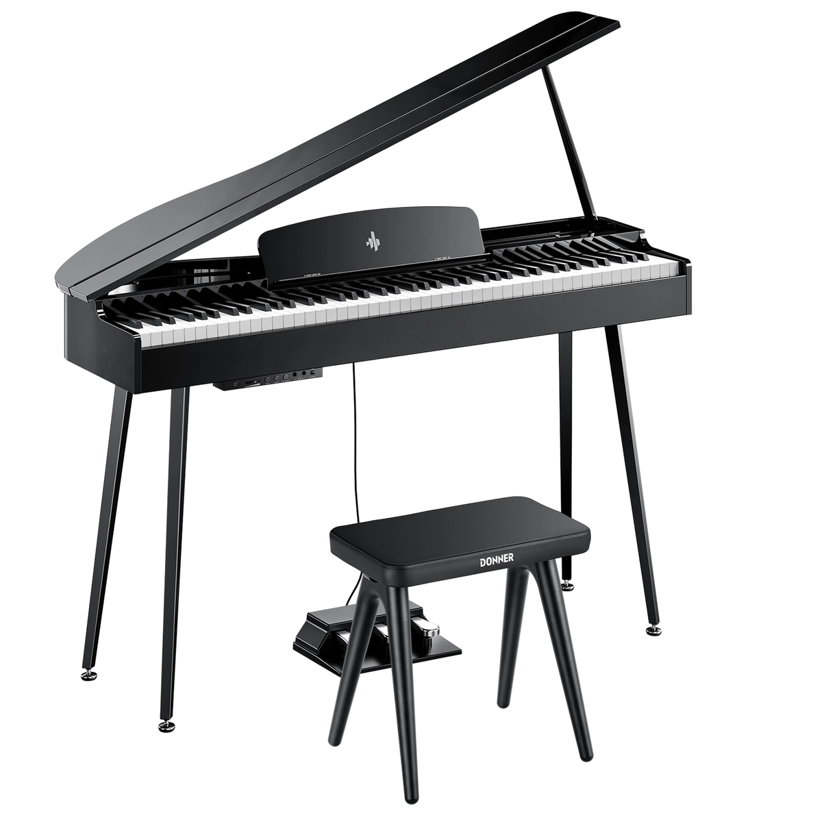 Donner DGP-100 Leichtes Digitalpiano im Flügel-Design