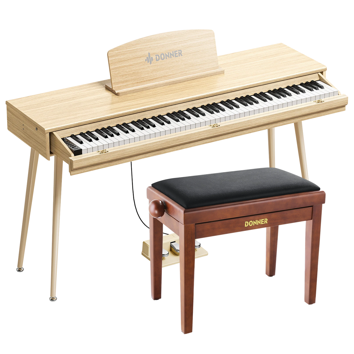 Donner DDP-65 Digitalpiano mit 88 halbgewichteten Tasten